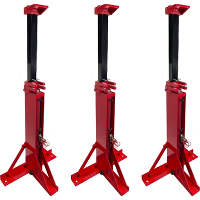 Dongkrak Pengangkat Tangki Hidraulik Piston Sederhana 2.4m untuk Silo Gandum 5 Ton Merah atau Disesuaikan